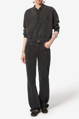 Simony Cotton Sweatshirt with Logo Simony Cotton Sweatshirt with Logo