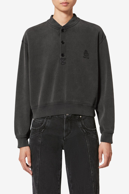 Simony Cotton Sweatshirt with Logo Simony Cotton Sweatshirt with Logo