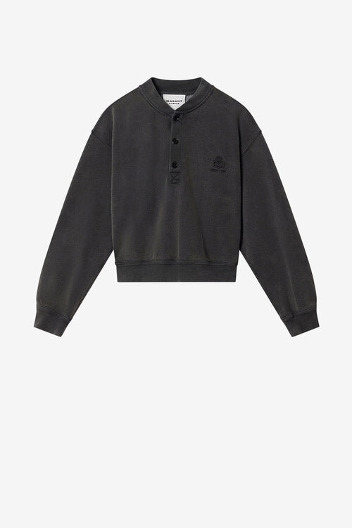 Simony Cotton Sweatshirt with Logo Simony Cotton Sweatshirt with Logo