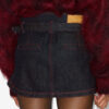 Siyen Draped Denim Mini Skirt Siyen Draped Denim Mini Skirt