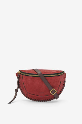 Skano Belt Bag in Braided Suede Calfskin Leather