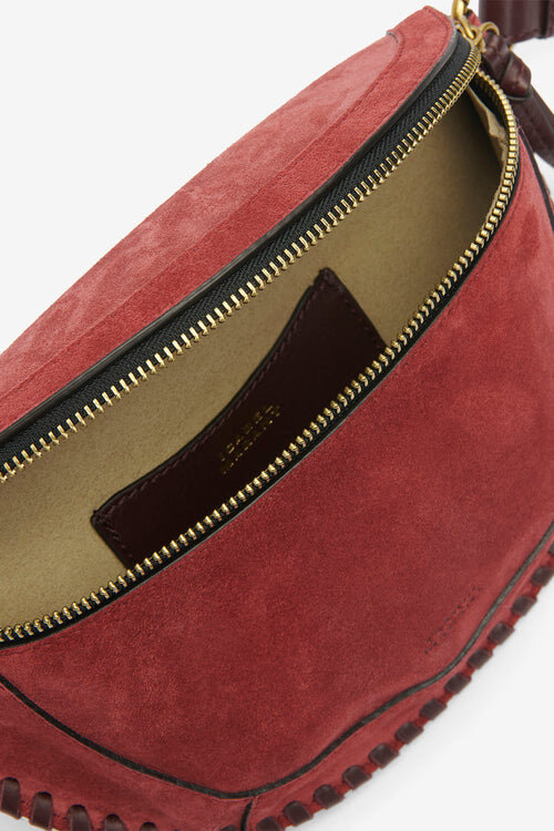 Skano Belt Bag in Braided Suede Calfskin Leather Skano Belt Bag in Braided Suede Calfskin Leather