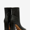 Soft Leather Ankle Boots with High Heels Soft Leather Ankle Boots with High Heels