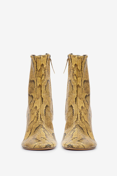 Soft Leather Ankle Boots with High Heels Soft Leather Ankle Boots with High Heels