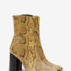 Soft Leather Ankle Boots with High Heels Soft Leather Ankle Boots with High Heels