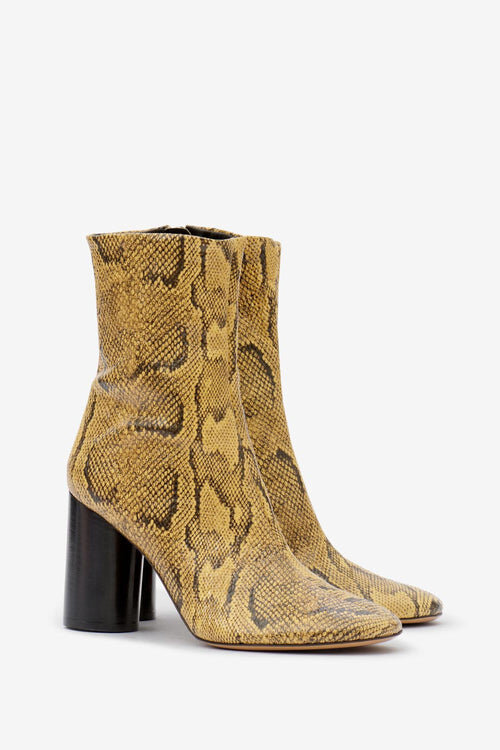 Soft Leather Ankle Boots with High Heels Soft Leather Ankle Boots with High Heels