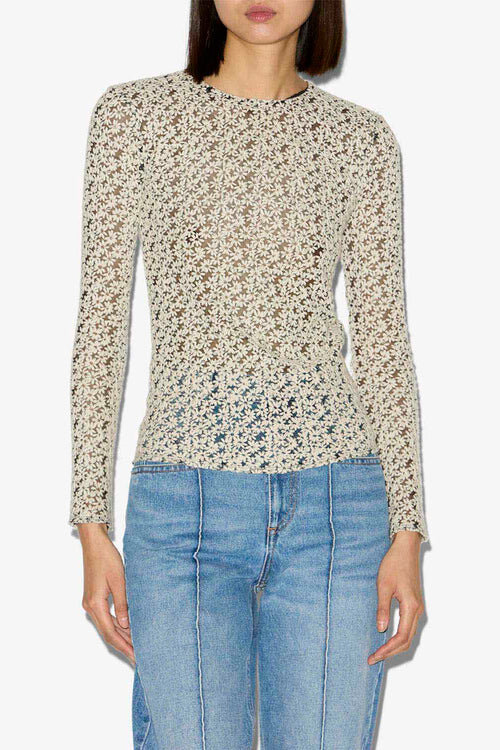 Soline Embroidered Tulle Top Soline Embroidered Tulle Top