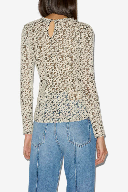 Soline Embroidered Tulle Top Soline Embroidered Tulle Top