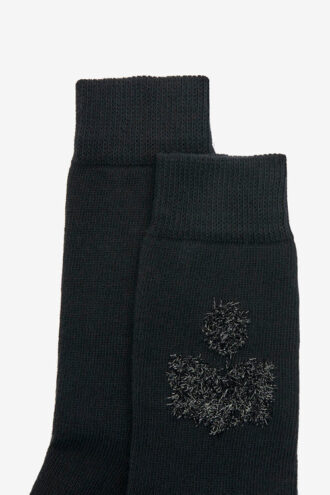 Sourya High Fine Knit Socks