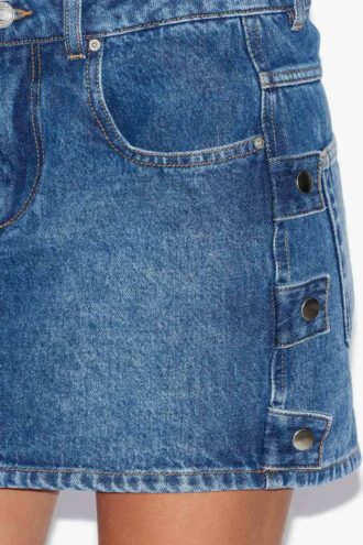 Stessy Short Denim Skirt