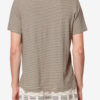 Striped Short-Sleeve Cotton and Linen T-Shirt