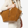Suede Leather Tote Bag