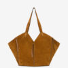 Suede Leather Tote Bag