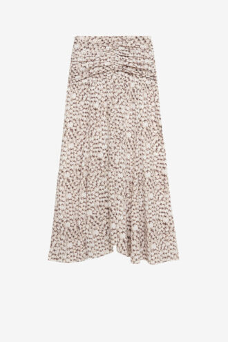 Syana Long Printed Silk Skirt Syana Long Printed Silk Skirt