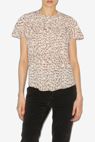 Synda Printed Silk Top Synda Printed Silk Top