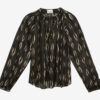 Syra Graphic Pattern Silk Blouse Syra Graphic Pattern Silk Blouse