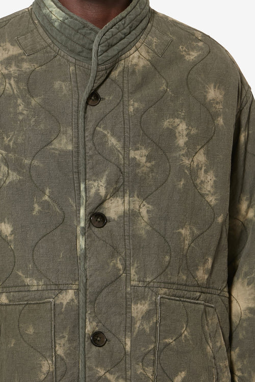 Taeliss Quilted Chambray Coat Taeliss Quilted Chambray Coat