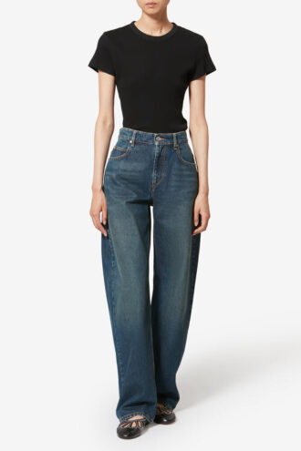 Taomi Ribbed Short-Sleeve Cotton T-Shirt Taomi Ribbed Short-Sleeve Cotton T-Shirt