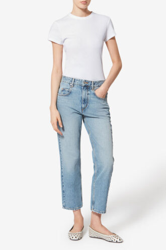 Taomi Ribbed Short-Sleeve Cotton T-Shirt Taomi Ribbed Short-Sleeve Cotton T-Shirt