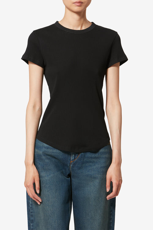 Taomi Ribbed Short-Sleeve Cotton T-Shirt Taomi Ribbed Short-Sleeve Cotton T-Shirt