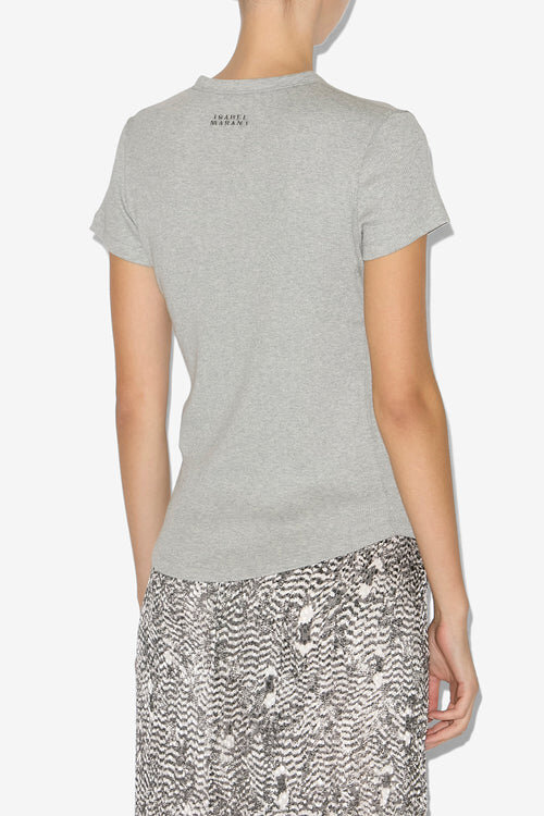 Taomi Ribbed Short-Sleeve Cotton T-Shirt Taomi Ribbed Short-Sleeve Cotton T-Shirt