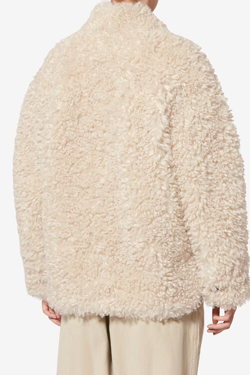 Tarvey Short Curly Faux Fur Coat Tarvey Short Curly Faux Fur Coat