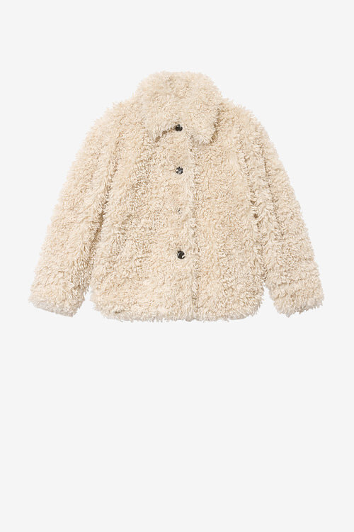 Tarvey Short Curly Faux Fur Coat Tarvey Short Curly Faux Fur Coat