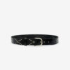 Telly Leather Belt Decorated with Studs Telly Leather Belt Decorated with Studs