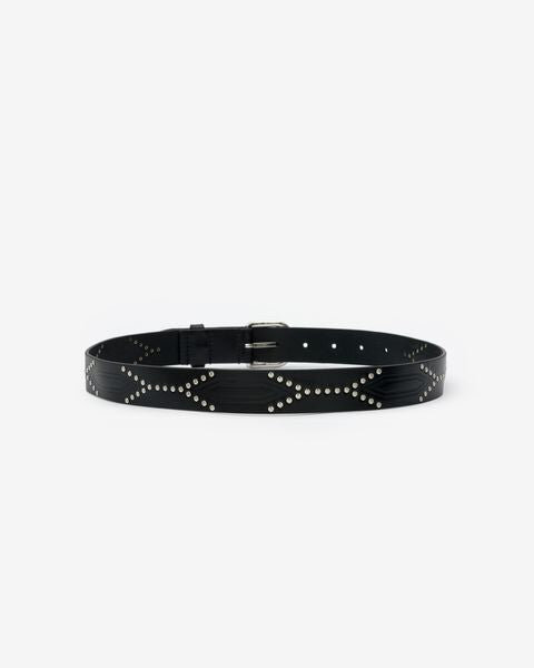 Telly Leather Belt Decorated with Studs Telly Leather Belt Decorated with Studs