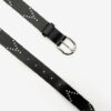 Telly Leather Belt Decorated with Studs Telly Leather Belt Decorated with Studs