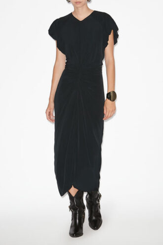 Terena Plain-Colored Midi Dress Terena Plain-Colored Midi Dress