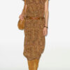 Terena Printed Silk Midi Dress Terena Printed Silk Midi Dress