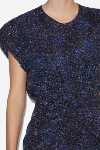 Terena Printed Silk Midi Dress Terena Printed Silk Midi Dress