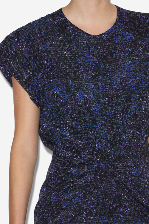 Terena Printed Silk Midi Dress Terena Printed Silk Midi Dress
