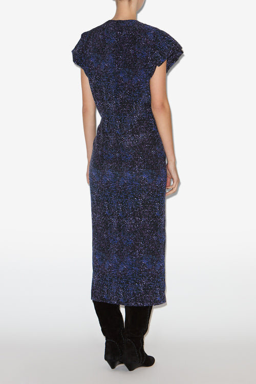 Terena Printed Silk Midi Dress Terena Printed Silk Midi Dress