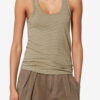Thea Striped Cotton and Linen T-Shirt Thea Striped Cotton and Linen T-Shirt