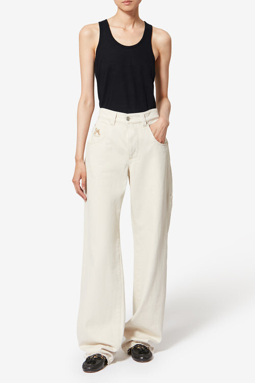 Thea Striped Linen T-Shirt Thea Striped Linen T-Shirt