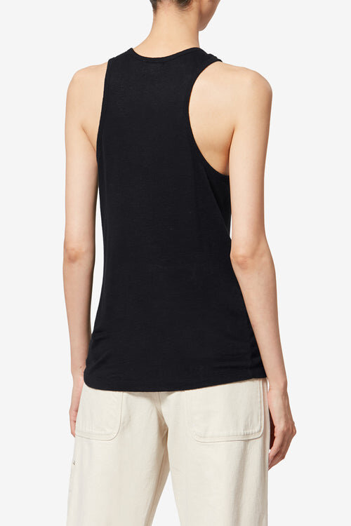 Thea Striped Linen T-Shirt Thea Striped Linen T-Shirt