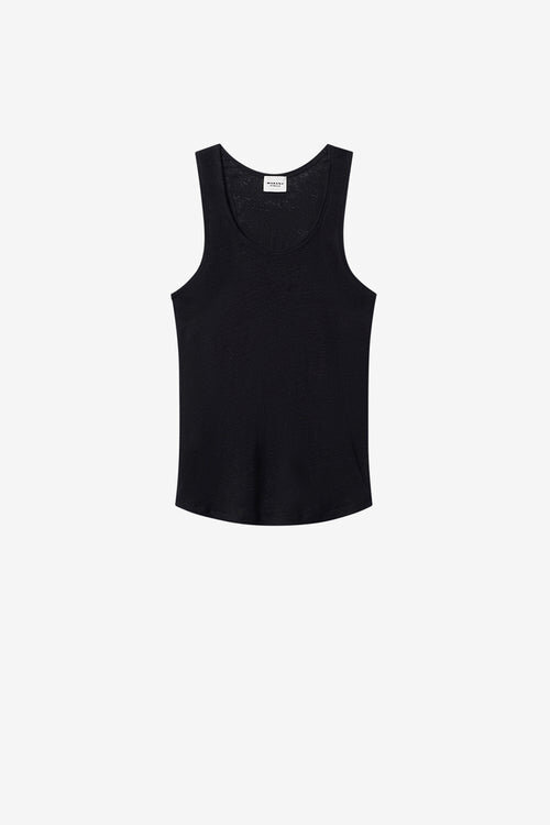 Thea Striped Linen T-Shirt Thea Striped Linen T-Shirt