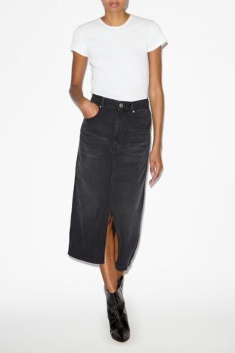 Tilauria Fine Denim Midi Skirt Tilauria Fine Denim Midi Skirt