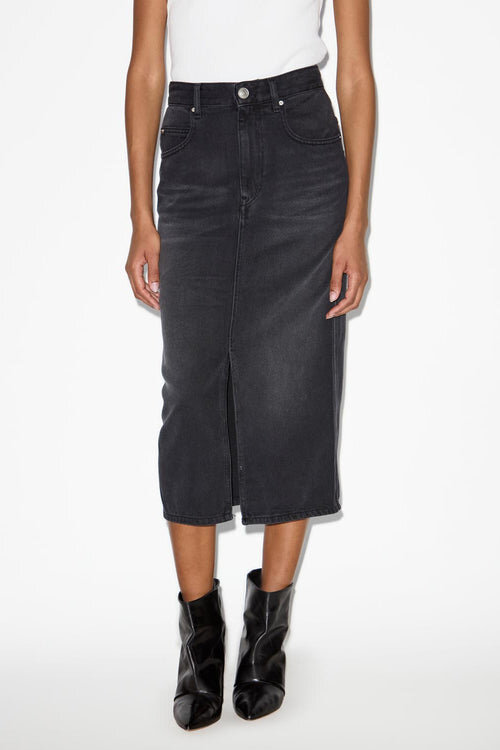 Tilauria Fine Denim Midi Skirt Tilauria Fine Denim Midi Skirt