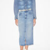 Tilauria Midi Skirt in Fine Denim Tilauria Midi Skirt in Fine Denim