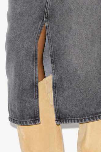 Tilauria Midi Skirt in Fine Denim Tilauria Midi Skirt in Fine Denim
