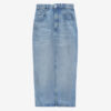 Tilauria Midi Skirt in Fine Denim Tilauria Midi Skirt in Fine Denim
