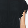 Tullya Plain-Colored Pleated Top Tullya Plain-Colored Pleated Top