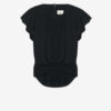 Tullya Plain-Colored Pleated Top Tullya Plain-Colored Pleated Top