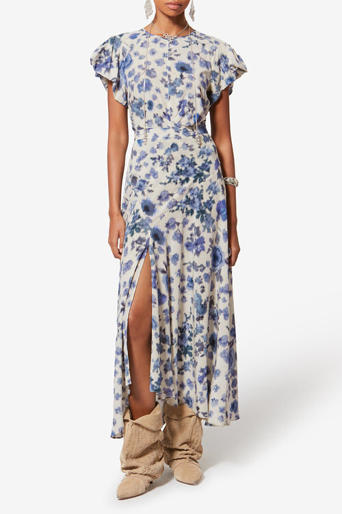 Tullya Printed Draped Stretch Silk Top Tullya Printed Draped Stretch Silk Top