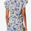 Tullya Printed Draped Stretch Silk Top Tullya Printed Draped Stretch Silk Top