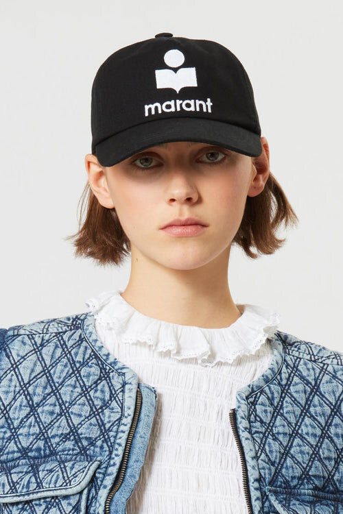 Tyron Embroidered Cotton Cap with Logo Tyron Embroidered Cotton Cap with Logo