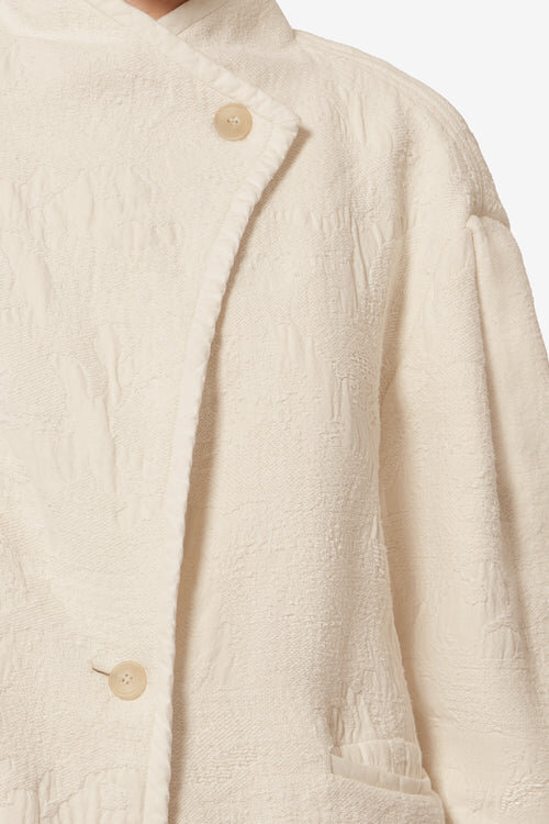 Uadie Short Textured Cotton Coat Uadie Short Textured Cotton Coat